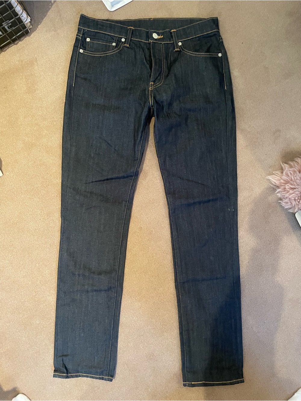 Levi's Dark Blue Slim Straight Jeans